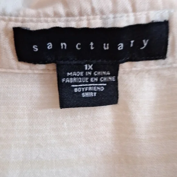 Sanctuary woman's blouse pastel camo long sleeve size 1X - Picture 5 of 5